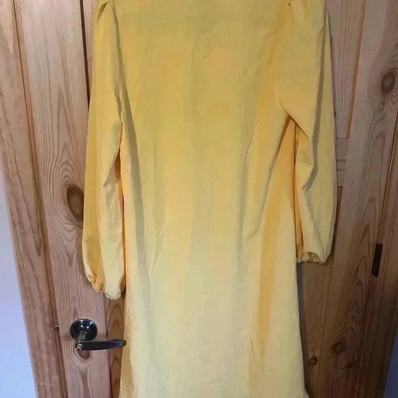 Women's Color Block Lantern Long Sleeve Dress Summer Party Dress Size Small - Picture 5 of 7